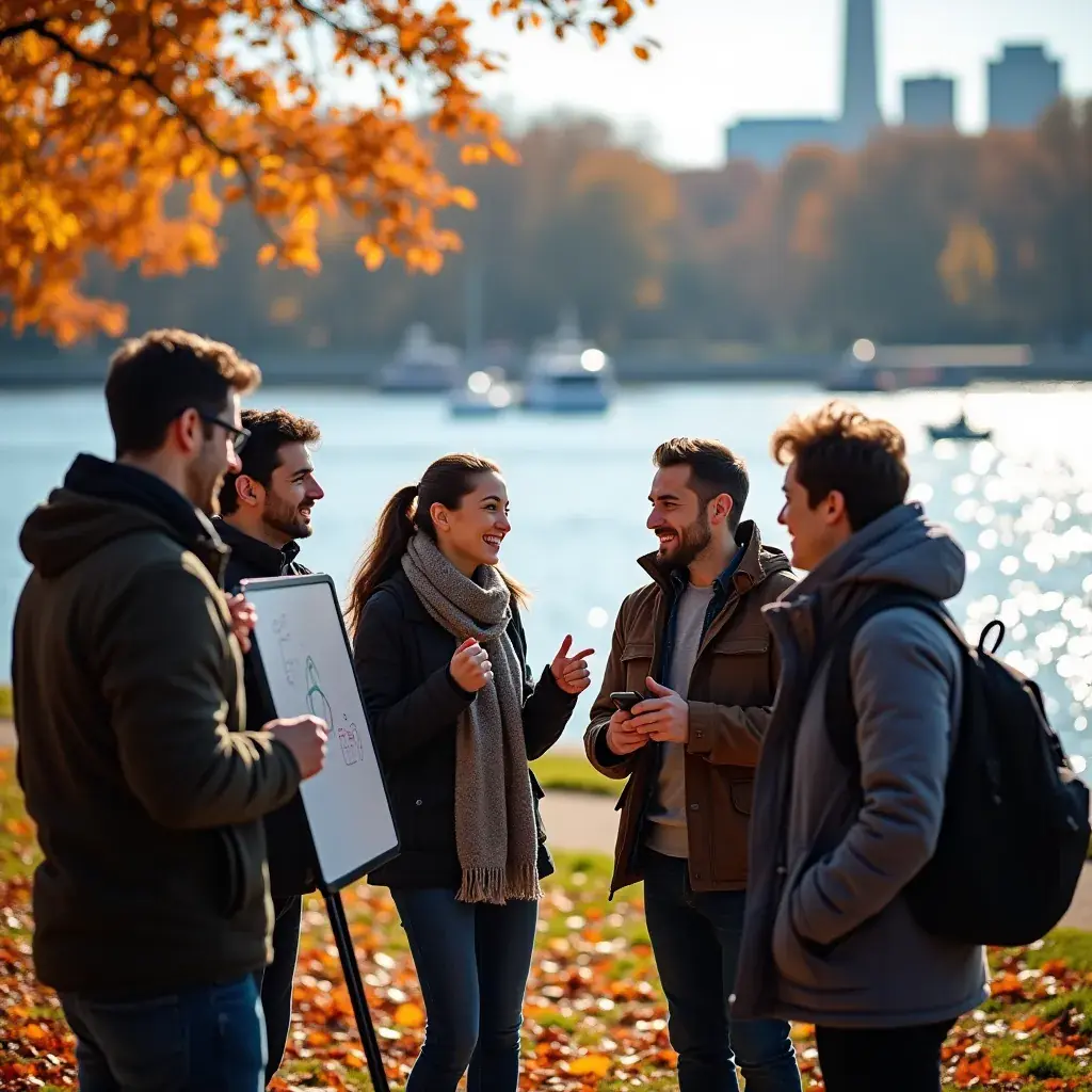 Professional team collaboration